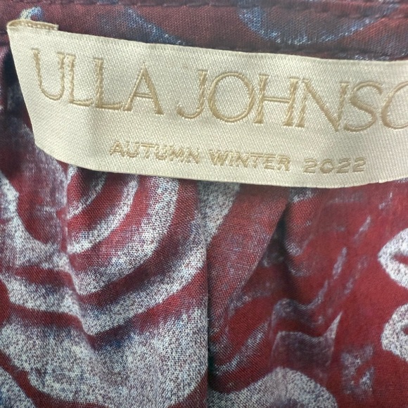 Ulla Johnson Lola Floral Tiered Minidress Heliotrope - Size 6 - Picture 10 of 11